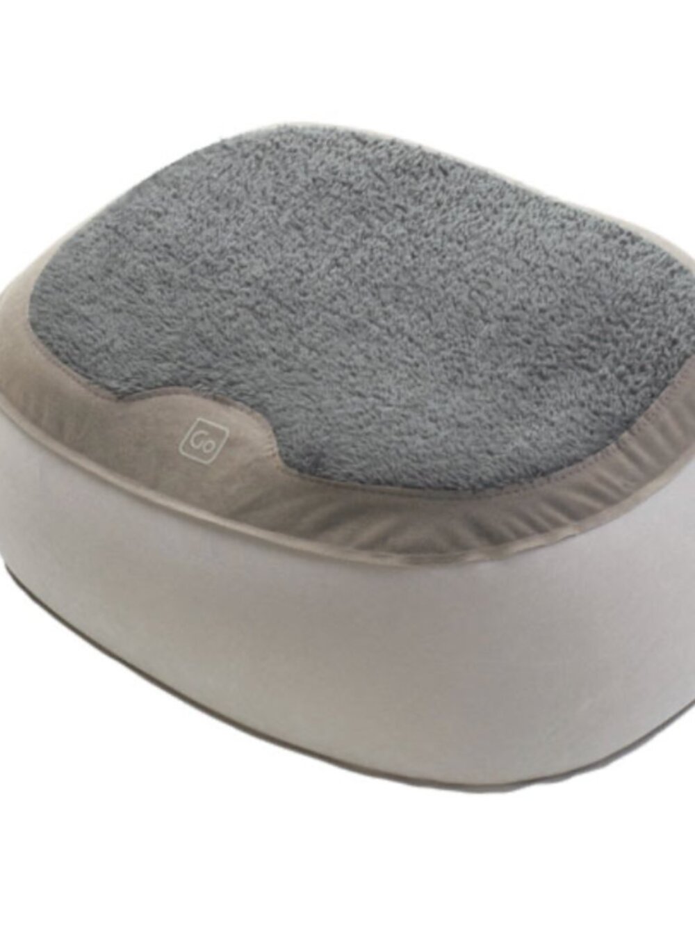 GO TRAVEL 2 Super Foot Rests Grey Unused NEW Inflatable Airplane Under Desk